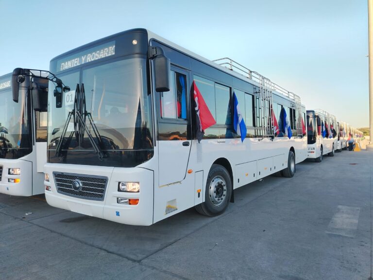 110 nuevos buses chinos se enrumban a la capital