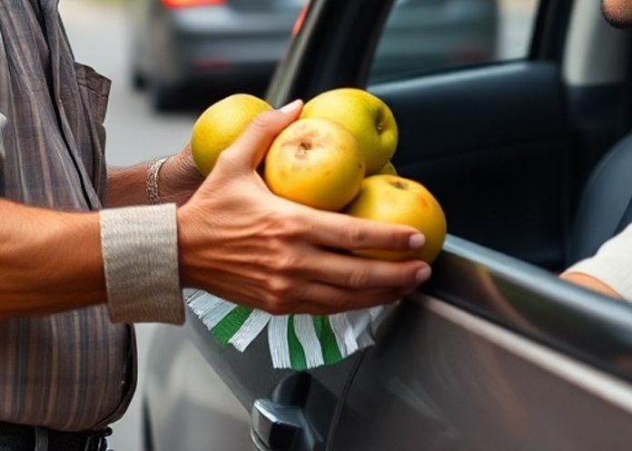 Empresario es criticado por no comprarle a un vendedor de guayaba.