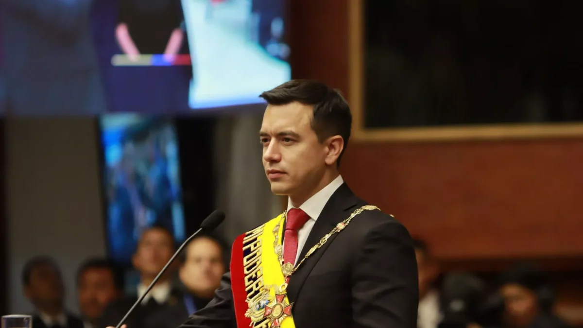 Presidente de Ecuador delega su cargo por cuarta ocasión