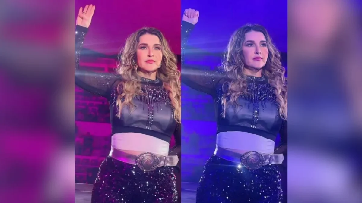 Alicia Villarreal hace señal de auxilio en concierto tras denunciar a su esposo por violencia