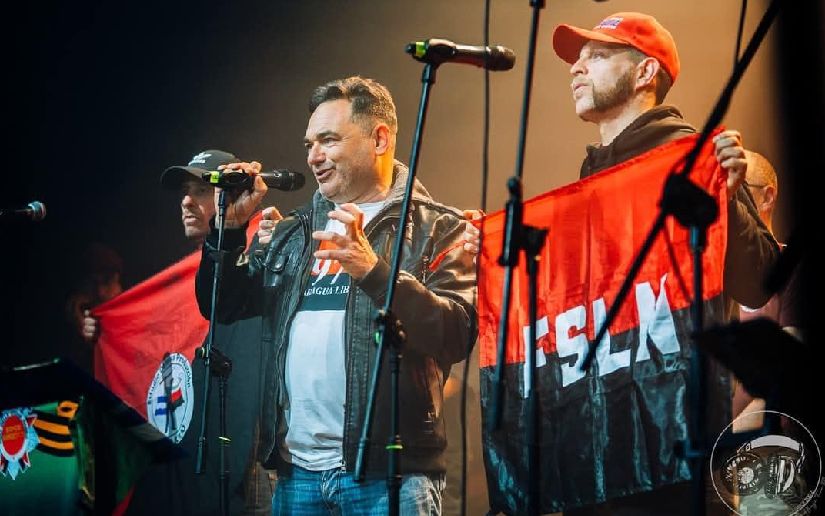 Livorno, escenario de concierto de la Banda Bassotti