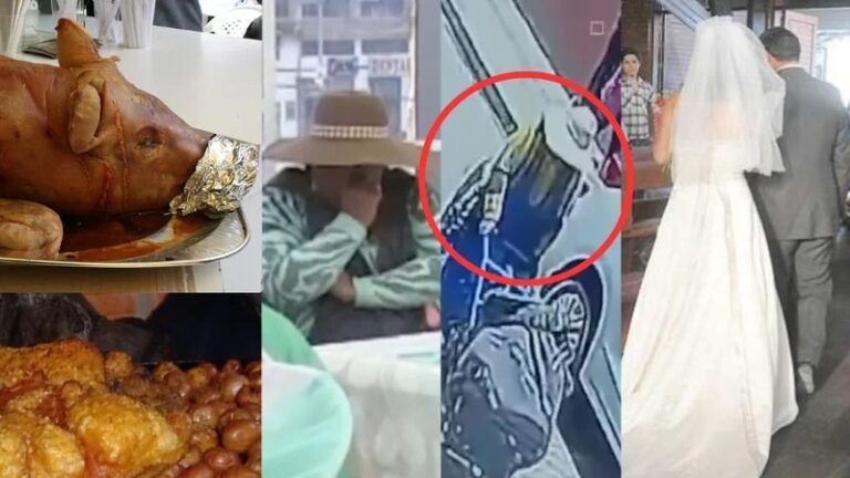 Mujer se roba todo el banquete de una boda