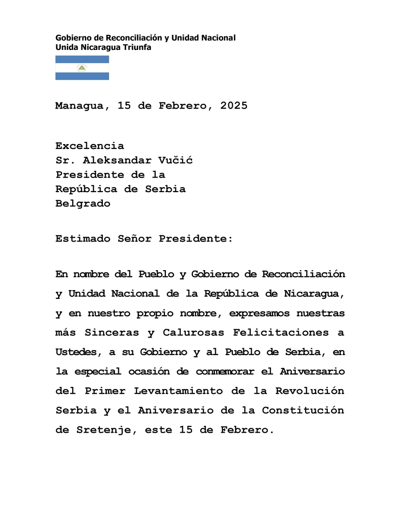 Gobierno Nicaragua