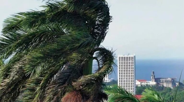 Persisten los fuertes vientos en Nicaragua