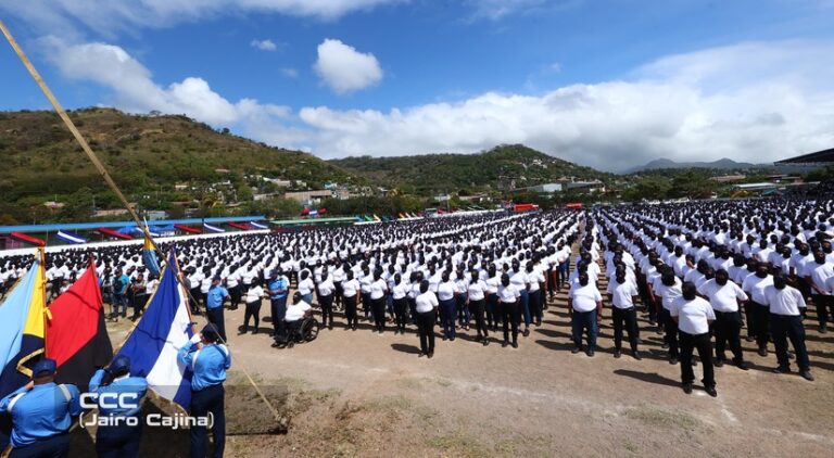Juramentan a Policía Voluntaria de Matagalpa