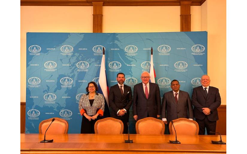 Nicaragua en reunión con el Compañero Sergey Riabkov