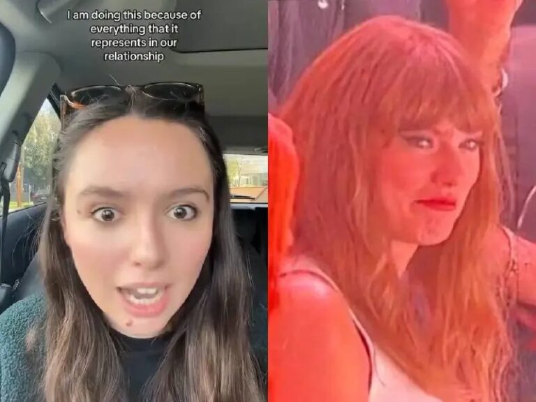 Se divorcia de su marido por abuchear a Taylor Swift