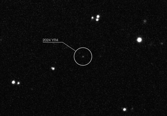 NASA descarta riesgo de impacto del asteroide YR4 en 2032