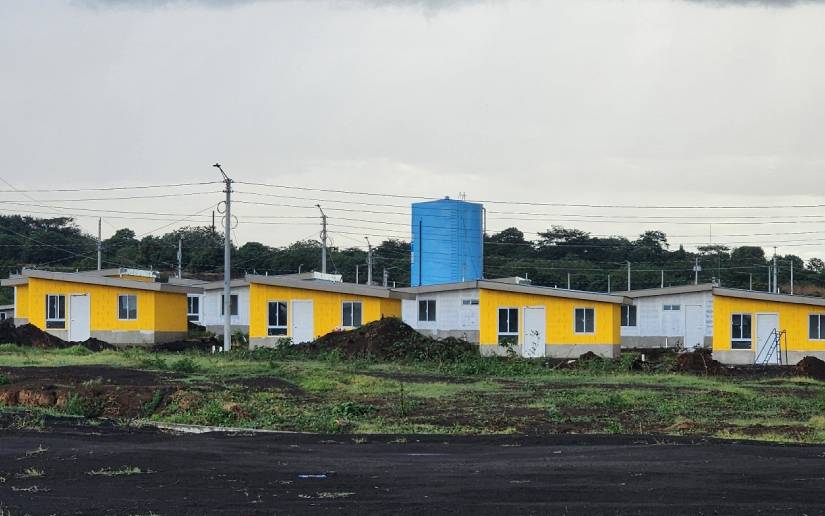construcción de la urbanización Nuevas Victorias en Managua