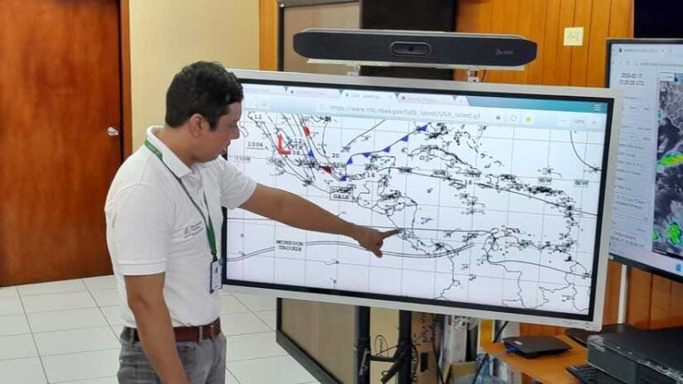 Nicaragua bajo la influencia de un Frente Frío