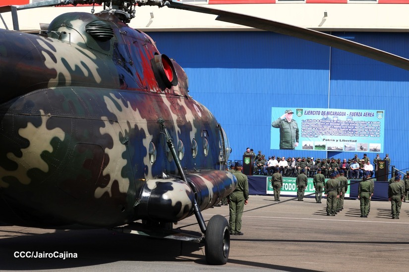 técnica militar es entregada a la Fuerza Aérea de Nicaragua