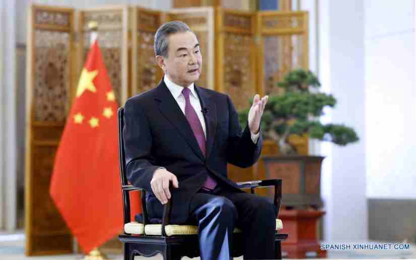Canciller chino Wang Yi