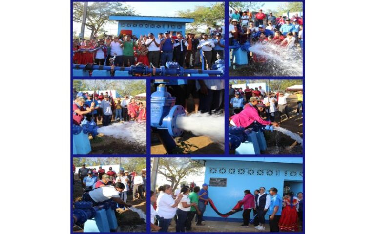 Enacal entrega nuevo sistema de agua potable a familias de las comunidades La Orilla y La Barranca