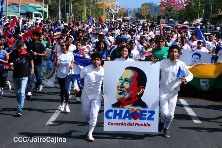 Nicaragua rinde homenaje al Comandante Hugo Chávez