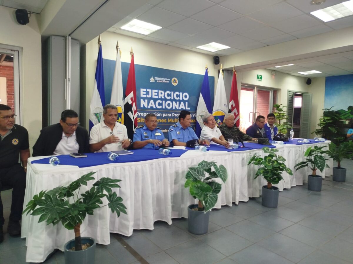 Nicaragua demuestra su preparación ante situación multiamenazas