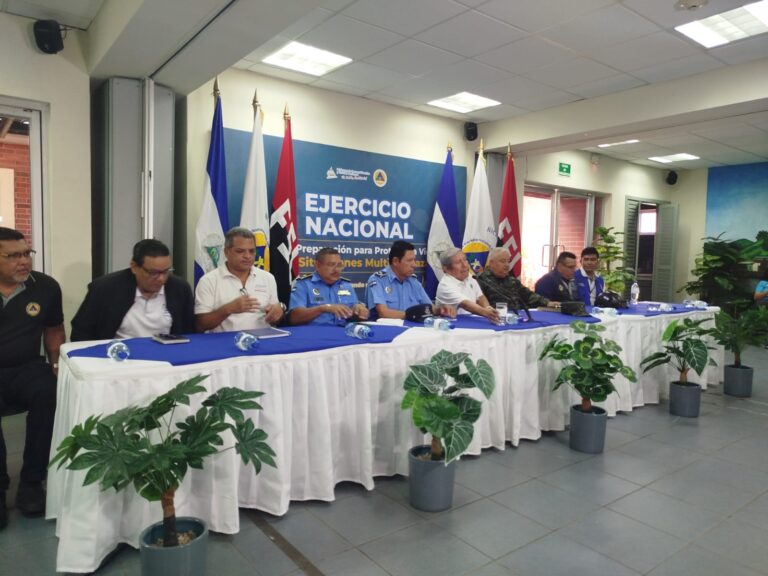 Nicaragua demuestra su preparación ante situación multiamenazas