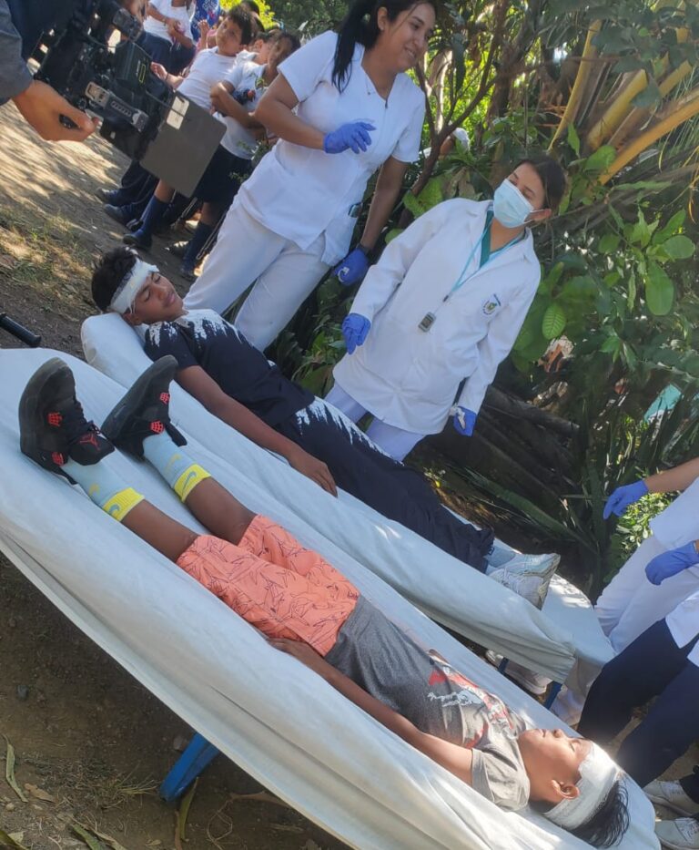 Primer Ejercicio Nacional realizado con éxito en barrio Carlos Reyna