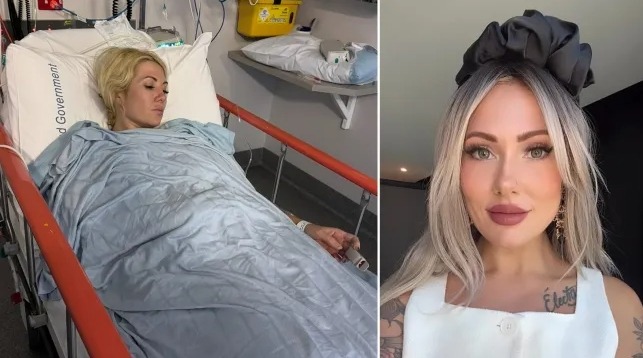 Rayo impacta a una influencer y le cambia el color de los ojos