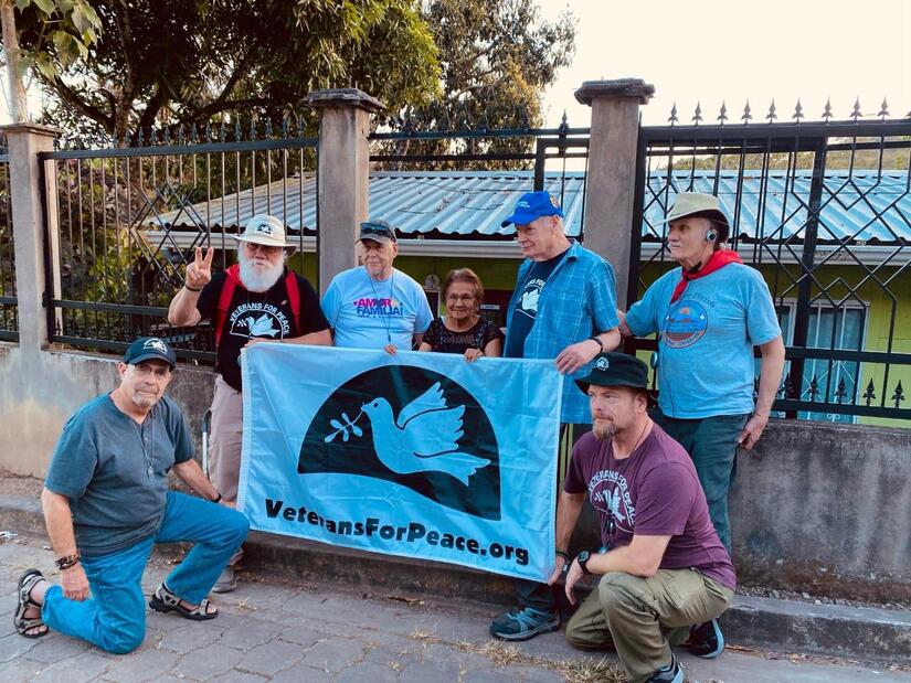 Delegación de Veteranos por la Paz visita Matagalpa y San Ramón