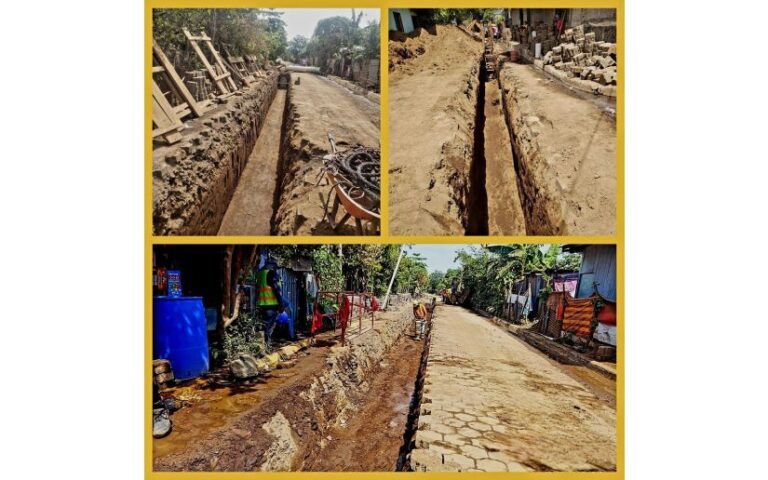 Avanzan obras de construcción del alcantarillado sanitario en Chinandega