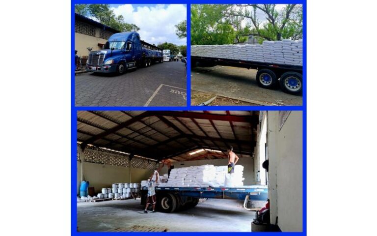 Enacal recibe 255 toneladas de insumos para garantizar agua potable en 35 ciudades de Nicaragua