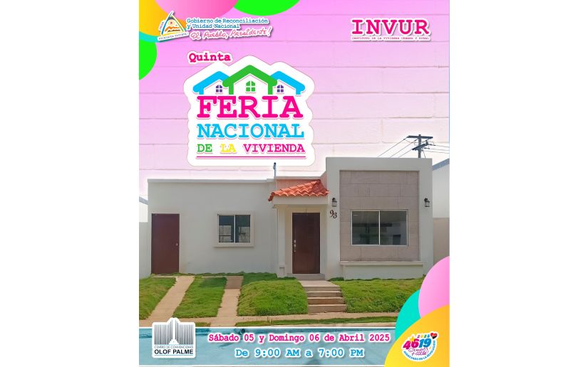 Feria Nacional de la Vivienda, este 5 y 6 de Abril