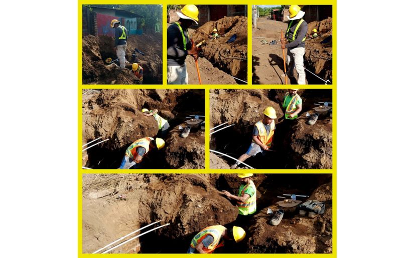 Gobierno ejecuta proyecto de alcantarillado sanitario en Malpaisillo