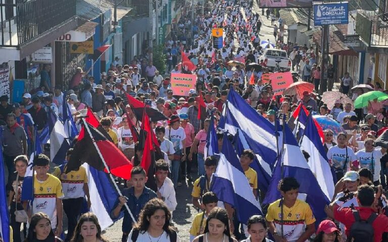 Militancia de Matagalpa reafirma su compromiso con la Paz