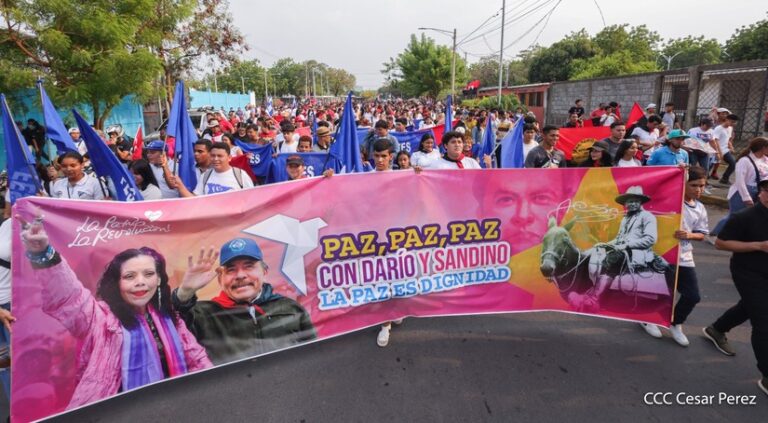 Nicaragua caminará por la paz