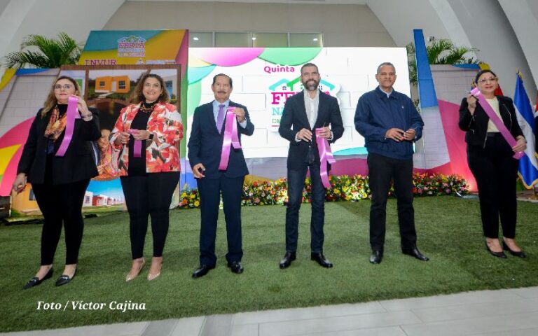 Inauguran Quinta Feria Nacional de la Vivienda ofrece nuevas oportunidades para las familias nicaragüenses