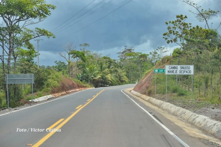 Sorprendente así es el tercer tramo de la carretera El Rama–El Tortuguero