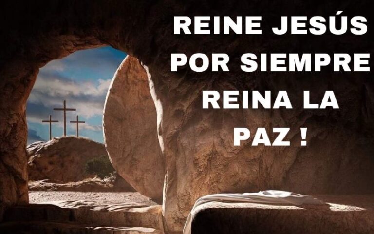 REINE JESÚS POR SIEMPRE REINA LA PAZ !