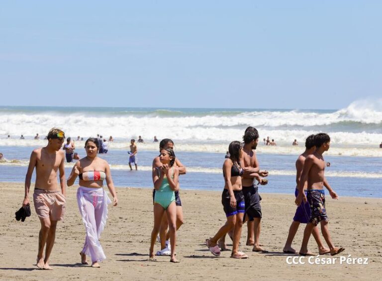 Nicaragua reporta 1.3 millones de personas en playas y actividades recreativas
