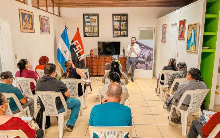 Embajada de Nicaragua en El Salvador inaugura muestra artística “Sandino en ilustraciones”