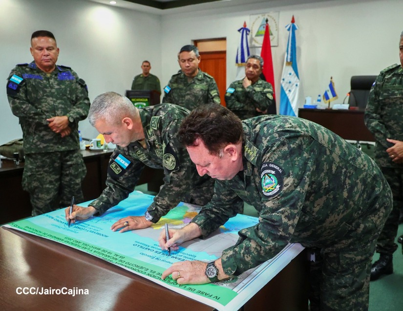 Delegación militar de Honduras se encuentra en Nicaragua para fortalecer hermandad y cooperación