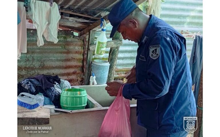 Distrito Naval Caribe participa en jornada de abatización en Bluefields