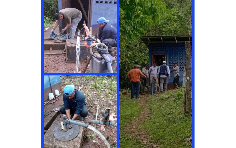 Enacal finaliza rehabilitación del sistema de agua potable en la comunidad La Ceiba