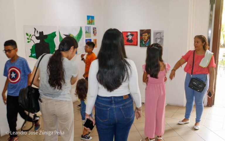 Exposición Pintando a Sandino es todo un éxito