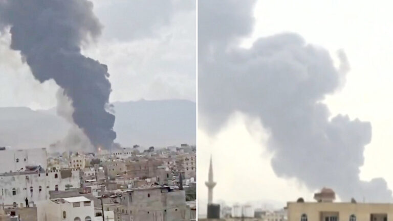 Fuerzas israelíes atacan aeropuerto internacional en Saná