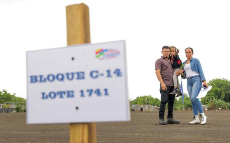 Gobierno de Nicaragua entregará 200 nuevos lotes de terrenos en homenaje a madres valientes
