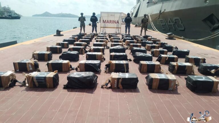 Incautan 45 paquetes supuestamente de cocaína en México