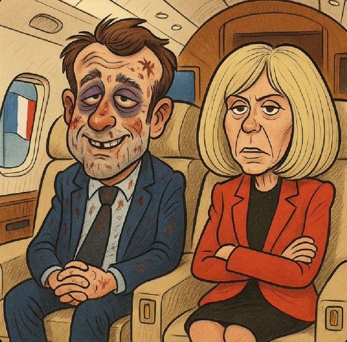Lluvia de memes tras la supuesta bofetada a Macron de su mujer