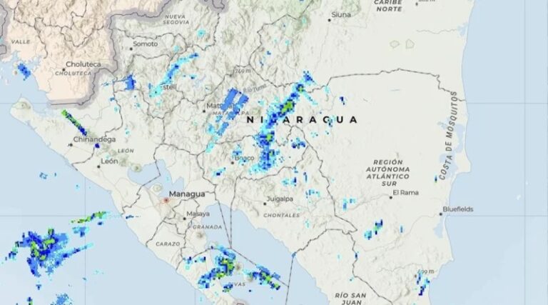 Ineter informa de lluvias ligeras que podrían presentarse en algunas regiones
