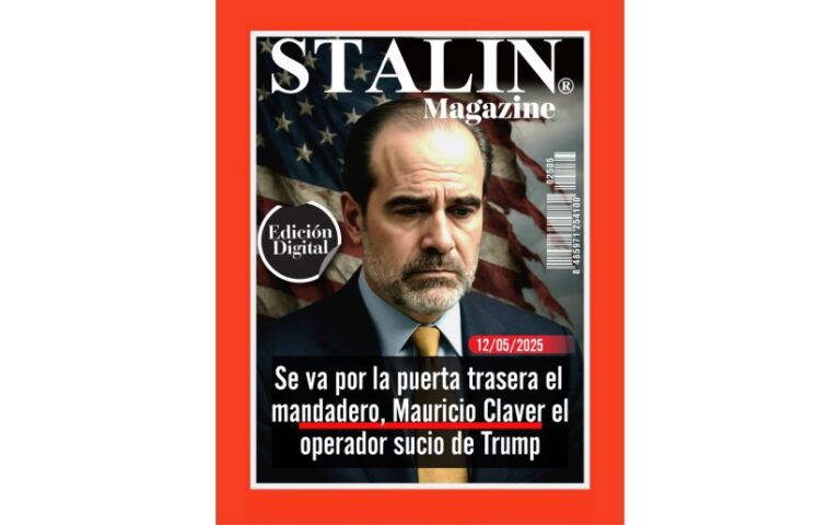 Se va por la puerta trasera, el mandadero, Mauricio Claver. El operador sucio de Trump