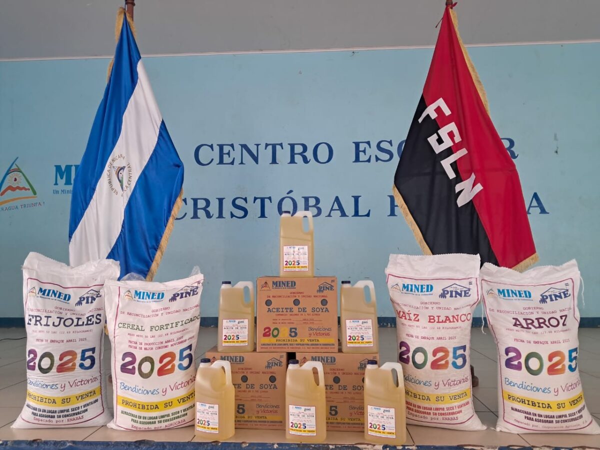 Más de 200 colegios de Masaya reciben Merienda Escolar