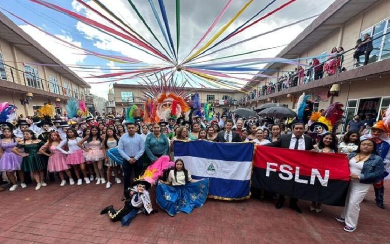 Misión diplomática nicaragüense asiste a la Feria Internacional del Sarape en México