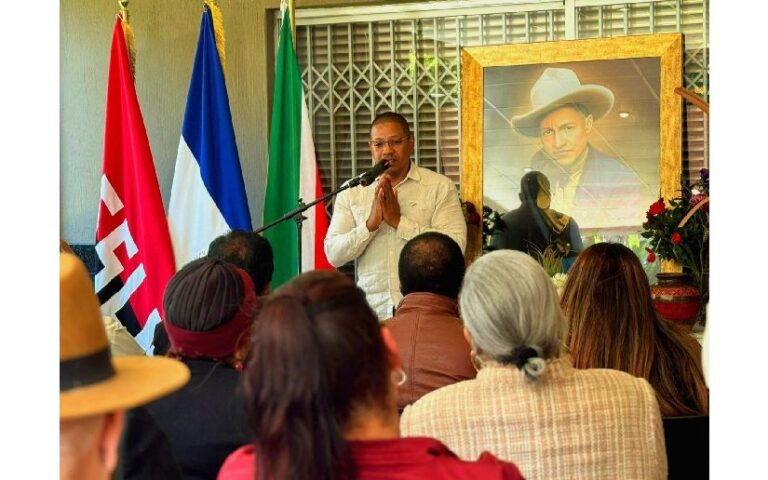 Embajada de Nicaragua en Pretoria conmemora el 130 aniversario del natalicio del General Augusto C. Sandino
