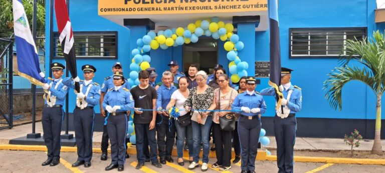 Nueva estación policial fortalece la seguridad ciudadana en San Ramón, Matagalpa