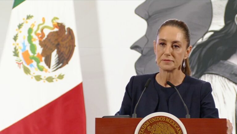Presidenta de México desmiente a EEUU de haber participado en operativo