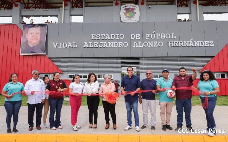 Sorprendente así es el nuevo Estadio de Fútbol “Vidal Alejandro Alonzo Hernández”
